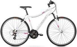 Dviratis kalnų Romet Orkan D, 28 ", 19" rėmas, baltas/rožinis