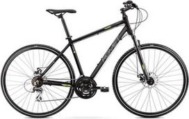 Dviratis hibridinis Romet Orkan 1 M, 28 ", 19" rėmas, juodas/žalias