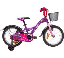 Dviratis 4KIDS Bubble 16", dydis 10" (25.5 cm), violetinis