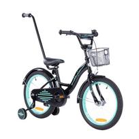 Vaikiškas dviratis Tomabike, 18", juodos/turkio spalvos