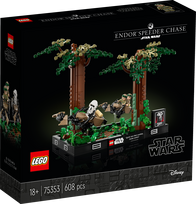 lego motociklas - LEGO Star Wars Endoro greitaeigio motociklo gaudynių diorama 75353 - 3 nuotrauka