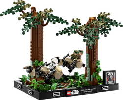 lego motociklas - LEGO Star Wars Endoro greitaeigio motociklo gaudynių diorama 75353 - 4 nuotrauka