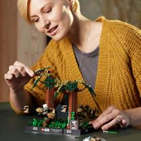 lego motociklas - LEGO Star Wars Endoro greitaeigio motociklo gaudynių diorama 75353 - 6 nuotrauka