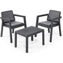 Keter Emily Balcony Set with cushions Grey
