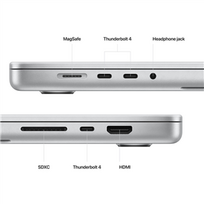 Pirkti Apple MacBook Pro 16" M2 Max 12-core CPU 38-core GPU/32GB/1TB SSD/Silver (Sidabrinis) - Photo 4