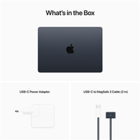 macbook air m2 - Apple MacBook Air 13.6" Retina M2 8GB 256GB SSD EN Midnight MLY33ZE/ A - 5 nuotrauka