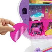 polly pocket - Mattel Polly Pocket Rainbow Unicorn Salon HKV51 - 6 nuotrauka