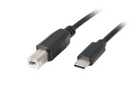 usb b c - LANBERG CA-USBA-13CC-0018-BK - 1 nuotrauka