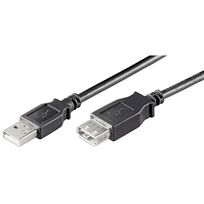 usb extension cable 2 m - Goobay USB 2.0 Hi-Speed extension cable USB 2.0 male (type A), USB 2.0 female (type A), 3 m, - 1 nuotrauka