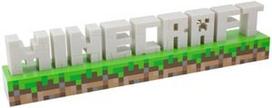 minecraft lempa - Paladone Minecraft Logo (Balta/juoda) - 1 nuotrauka