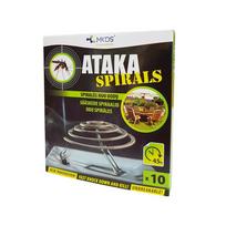 Ataka Spirals insekticidas nuo uodų, 10 vnt.
