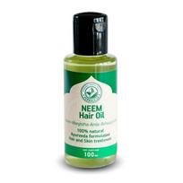 aliejus neem - Aliejus plaukams Neem su ašvaganda ir santalu, Herbals, 100ml - 1 nuotrauka