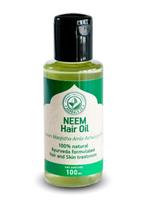 aliejus neem - Aliejus plaukams Neem su ašvaganda ir santalu, Herbals, 100ml - 2 nuotrauka