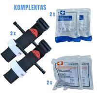 pirmosios pagalbos - Jk Medical Turniketas kraujavimui stabdyti, 2vnt - 2 nuotrauka