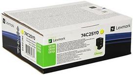 lazeriniu spausdintuvu kasetes - Toneris Lexmark yellow | 7 000 pgs | CS720 / CS725 / CX725 - 1 nuotrauka