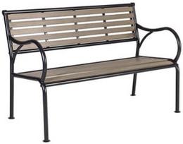 Suoliukas Garden4you Viola 13201, rudas/juodas, 120 cm x 59 cm x 80 cm