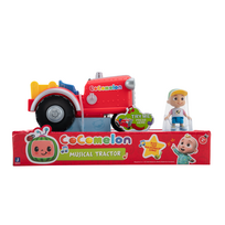 cocomelon - Jazwarez Cocomelon Musical Tractor 460157, raudona - 2 nuotrauka
