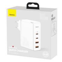 ikroviklis 100w -  Baseus GaN CCGAN2P-L02 2 x USB / 2 x USB-C / 100W / 5A, baltas - 11 nuotrauka