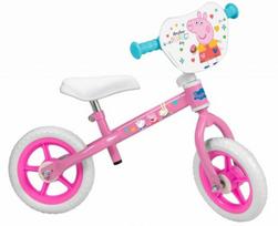 Bėgimo dviratis 10" Peppa Pig rožinis 195, VCHTMATOI195
