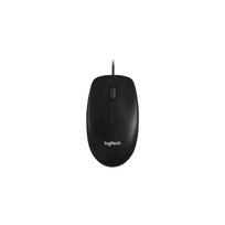 logitech mouse wired - Logitech M100 Optical Black (Juoda) - 1 nuotrauka