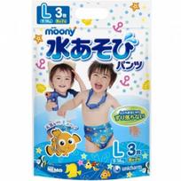 MOONY sauskelnės-kelnaitės maudynėms berniukams L 9-14 kg 3 psc
