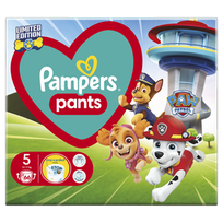 Pampers Paw Patrol, 5 dydis, 12 - 17 kg, 66 vnt.