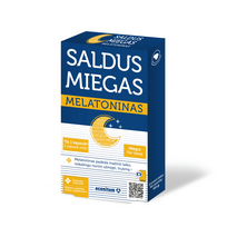 papildai miegui - SALDUS MIEGAS melatoninas, 30 kaps. - 2 nuotrauka