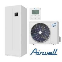Airwell Wellea WT šilumos siurblys oras-vanduo ODMA-100T-09M22-25/AW-YHPSA08-H91 su integruota 240L vandens talpa (-25°C)