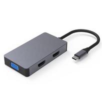 type c usb hdmi - USB Type-C - 2x HDMI, 1x VGA, 1x USB Type-A, 1x USB Type-C PD60W - 1 nuotrauka