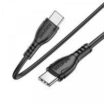 usb type c laidas - Borofone BX51 USB-C 3A / 60W Black - 1 nuotrauka