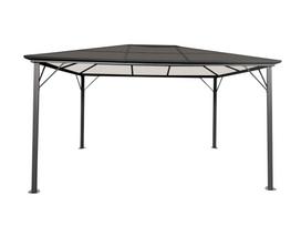 lauko pavesines - Lauko pavėsinė Zeltpro Deluxe, 300x400 cm, rudos spalvos - 2 nuotrauka
