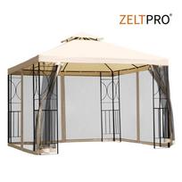 lauko pavesine zeltpro - Lauko pavėsinė Zeltpro Classic, 300x300 cm, smėlio spalvos - 1 nuotrauka