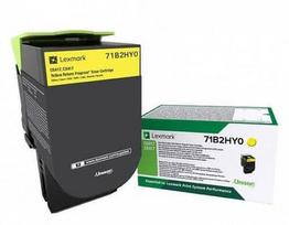 Toneris Lexmark yellow return | 3500 pgs | CS/CX4/517