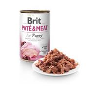 BRIT CARE Dog su vištiena ir kalakutiena Pate&Meat for Puppy 400g