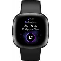 fitbit versa - Fitbit Versa 4 Black/Sapphire (Juodas) - 1 nuotrauka