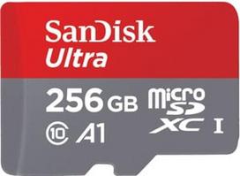 micro - SanDisk Ultra, 256 GB - 1 nuotrauka