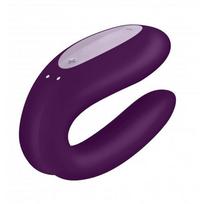vibram - Satisfyer Double Joy vibratorius Purple 9 cm - 2 nuotrauka