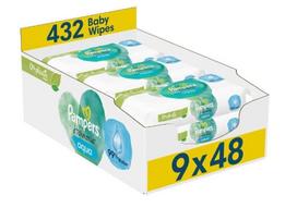 PAMPERS Harmonie Aqua Pure 432 vnt