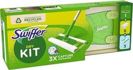 swiffer pigu lt - Swiffer Dry And Wet Kit, parketui/keramikai/linoleumui, 12 vnt. - 1 nuotrauka