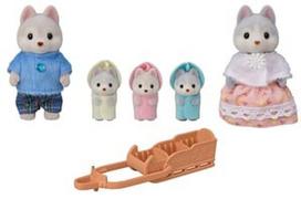huskys - Sylvanian Families Haskių šeimynėlė 5636, 5 dalys - 1 nuotrauka