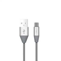 telefono laidai - Orsen S33 Type-C Data 2.1A 1.2m grey - 1 nuotrauka