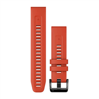 raudona apyranke - Garmin QuickFit 22 Watch Band Laser Red - 1 nuotrauka