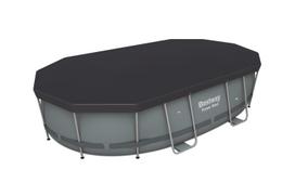 bestway 427 x 250 x 100 cm - Baseino uždangalas Bestway Flowclear Power Steel Oval 418x230 cm - 1 nuotrauka