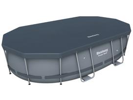bestway 427 x 250 x 100 cm - Baseino uždangalas Bestway Flowclear Power Steel Oval 418x230 cm - 2 nuotrauka