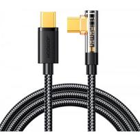usb c kabelis - Joyroom S-CC100A6 100W 1.2m Black - 1 nuotrauka