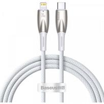baseus 20w lightning - Baseus CADH000002 USB-C to Lightning 1m White - 1 nuotrauka