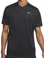 Polo marškinėliai vyrams Nike Men's Court Dri-Fit Blade Solid Polo - black/white