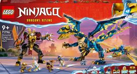 LEGO NINJAGO Stichijų drakonas prieš Imperatorės robotą 71796