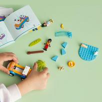 lego automobilis - LEGO® Friends Linksmybės su paplūdimio bagiu 41725, 61 vnt. - 5 nuotrauka