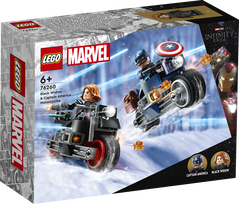 lego marvel super heroes - LEGO® Marvel Juodosios našlės ir Kapitono Amerikos moto 76260, 130 vnt. - 2 nuotrauka